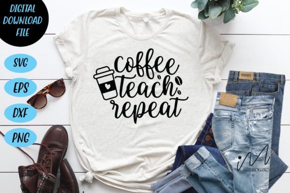 Coffee Teach Repeat SVG: A Designer’s Real-World Review