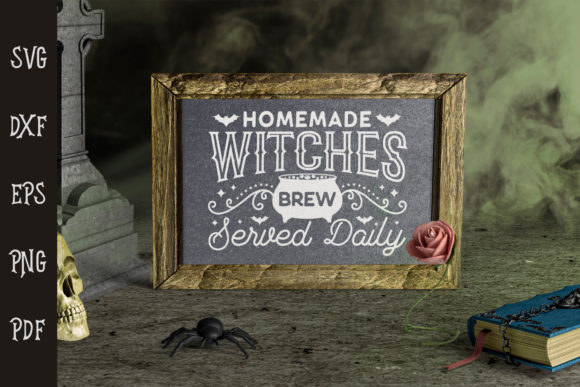 Review: Homemade Witches Brew Served Daily SVG for Embroidery