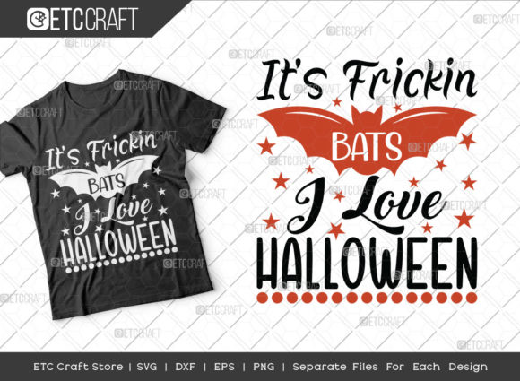 Review: It’s Frickin Bats I Love Halloween SVG for Stitching