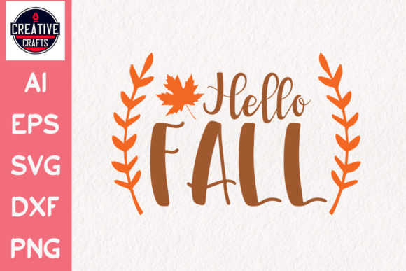 Reviewing Fall SVG Hello Fall for Embroidery