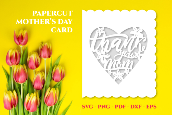 Reviewing the Thank You Mom Papercut Card for Embroidery