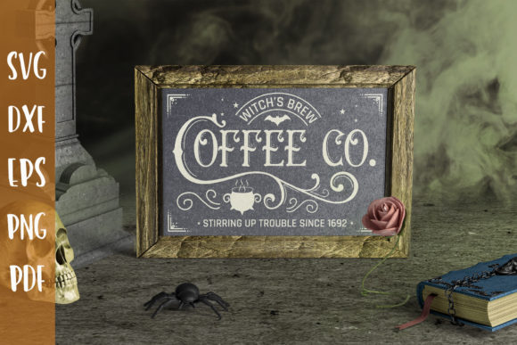 Reviewing Witch s Brew Coffee Co Halloween SVG for Embroidery