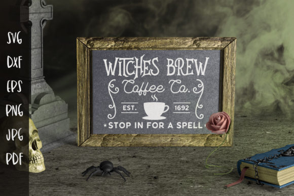 Reviewing Witches Brew Coffee Co - Halloween SVG for Stitchers